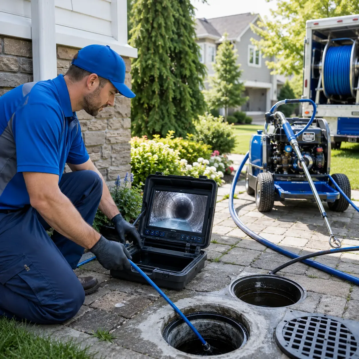 Outdoor drain cleaning professionals serving Warren, MA